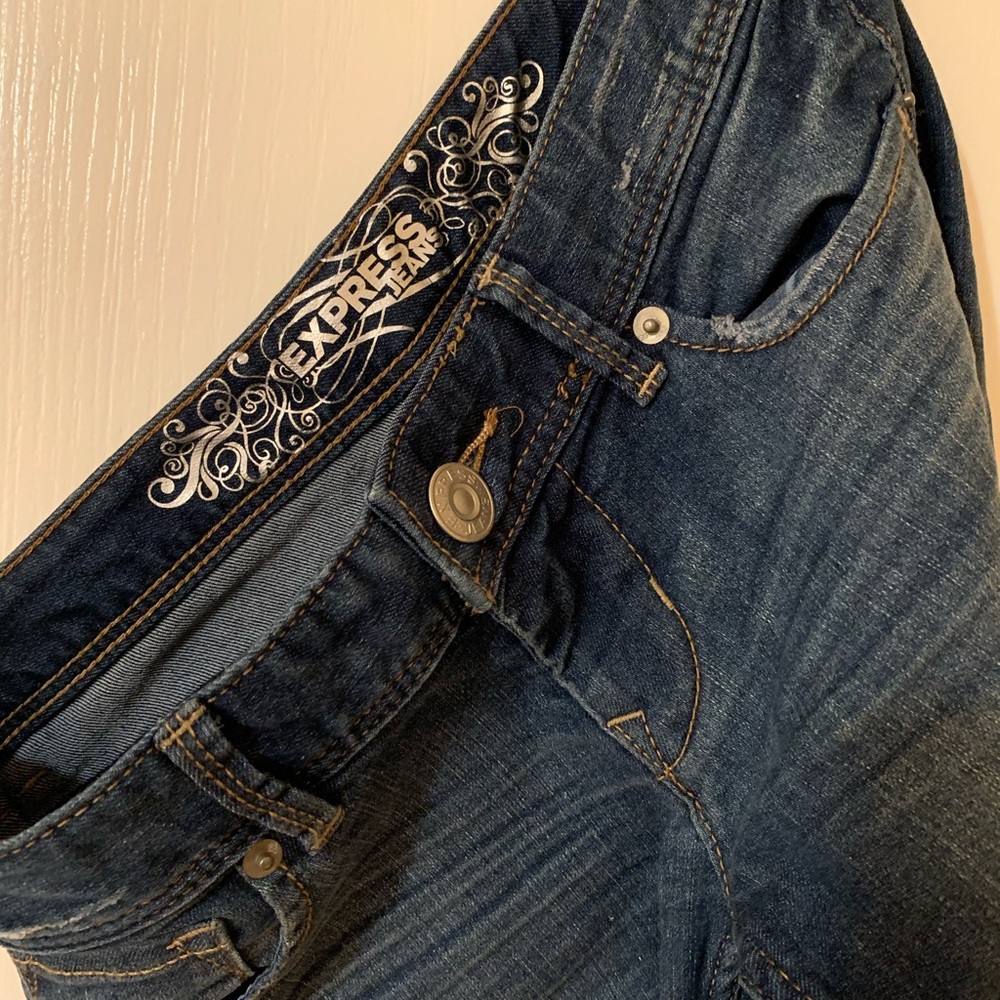 Express Skinny Cropped Jeans